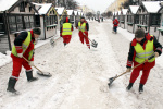 МУП «ЖЭК» очищает улицы Твери от снега