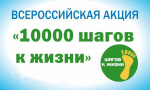 Жители Твери могут принять участие во Всероссийской акции  «10 тысяч шагов к жизни»