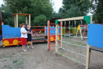 В детских садах Твери продолжается установка игровых комплексов
