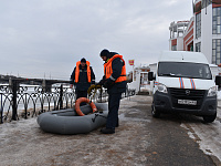 В Твери проходят мониторинги прибрежных зон в целях предотвращения  несчастных случаев на льду
