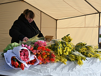 В Твери в преддверии 8 марта  организована продажа цветов  